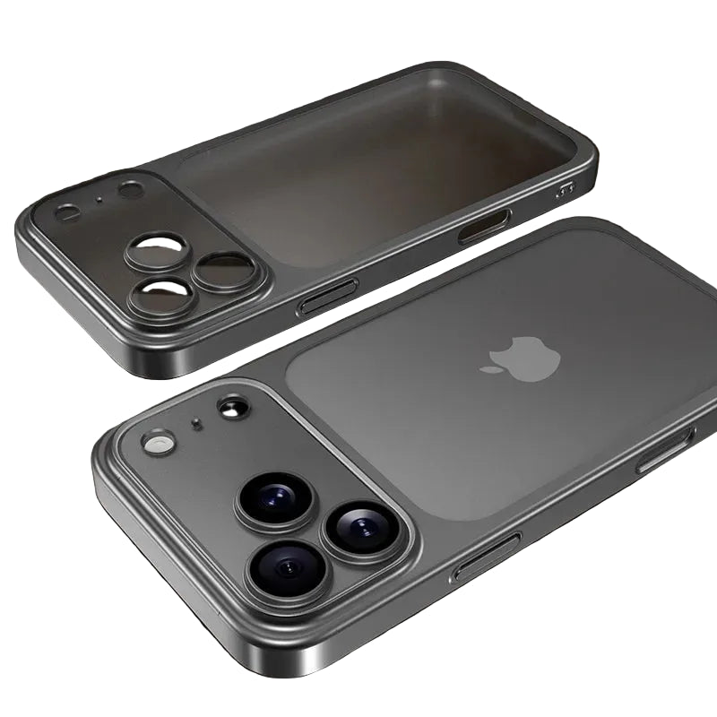 luxury transparent matte case for iPhone 17 Pro Max
