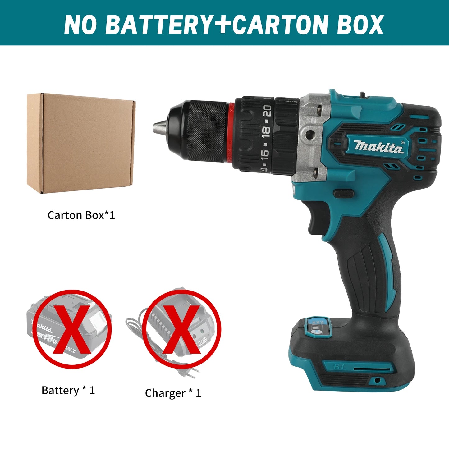 Makita DDF487 13mm brushless drill driver
