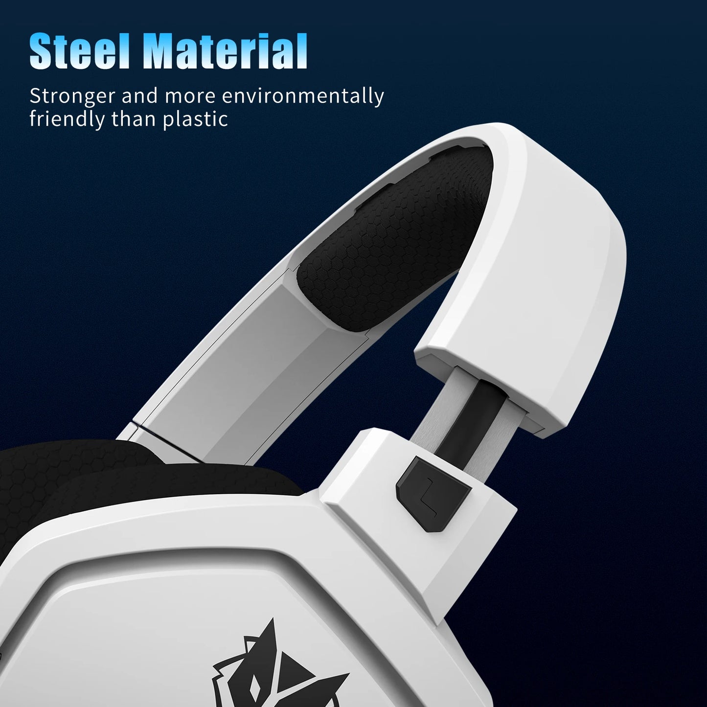 Bluetooth 5.3 gaming headphones with ENC microphone