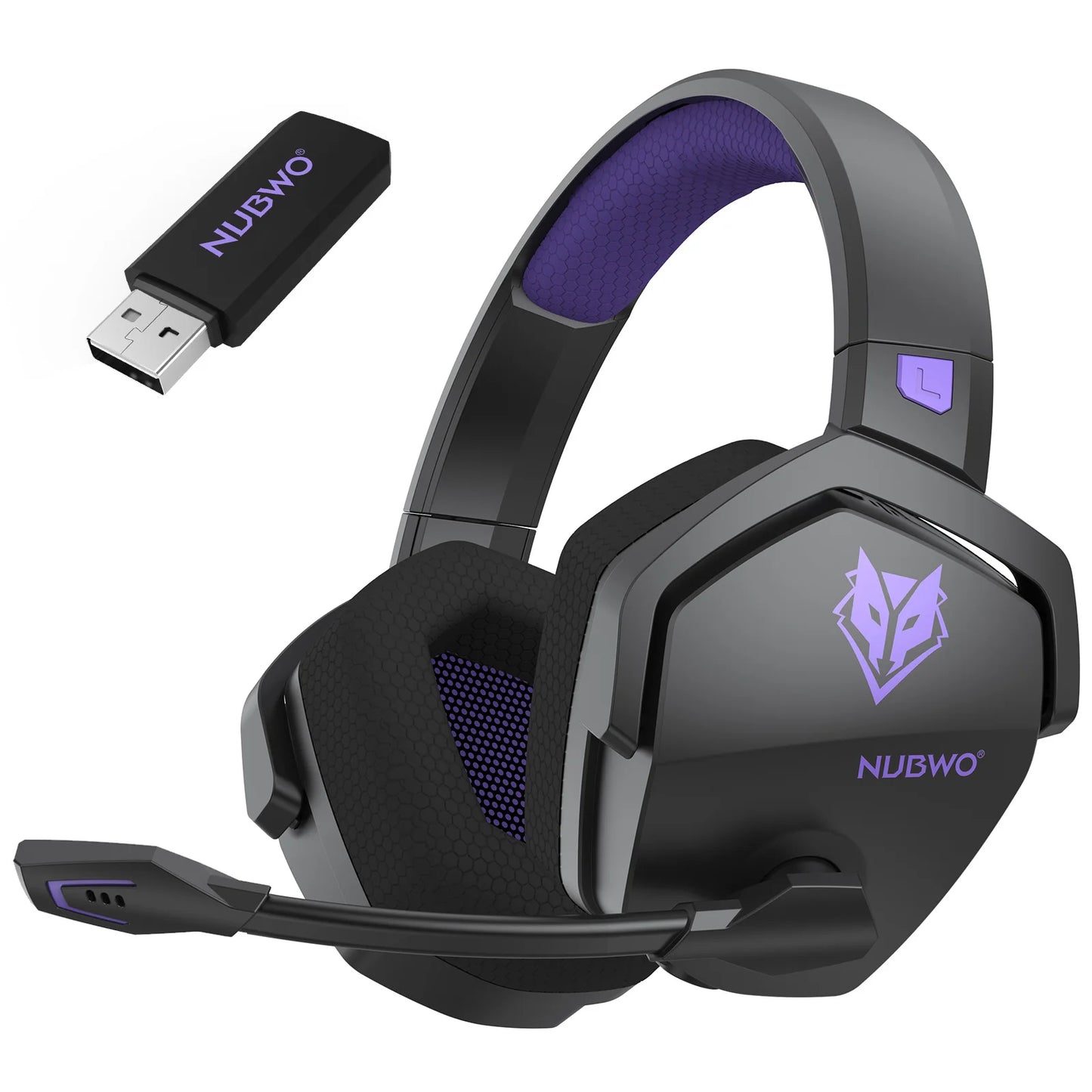 Headphones Bluetooth 5.3, 7.1 surround, ENC mic, 100H battery, low latency for PC PS5 PS4
