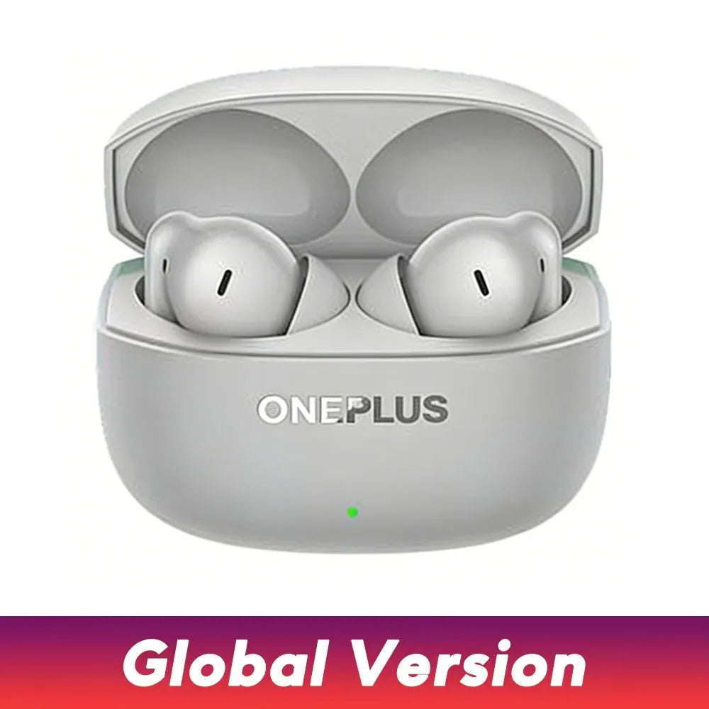 Bluetooth 6.0 earbuds with 55dB noise cancellation and mic