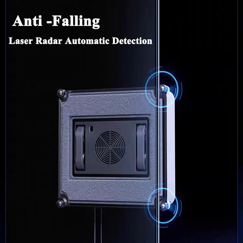 automatic window cleaner high suction remote control