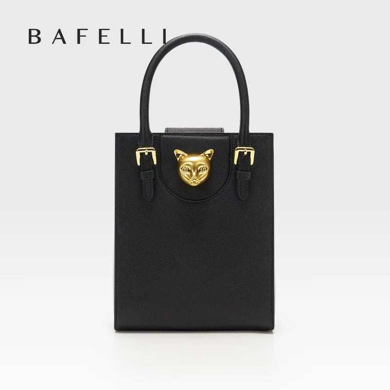 Bafelli Designer Mini Tote Cross Body Trending Shoulder Cat Handbag