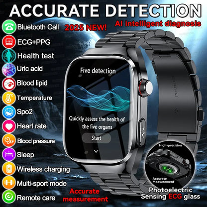 Smartwatch For XIAOMI Uric acid Blood lipids ECG+PPG Blood pressure, Health Monitoring
