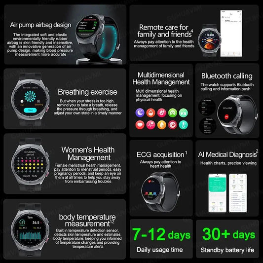 Xiaomi Smart Watch Air Pump Airbag Misurazione accurata della pressione sanguigna