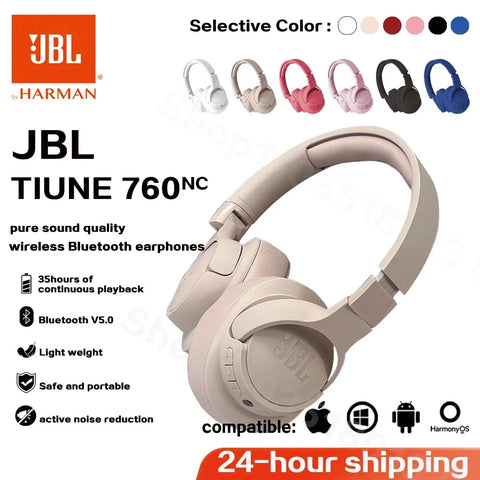 Original JBL Tune 760NC Active Noise Cancellation Headset