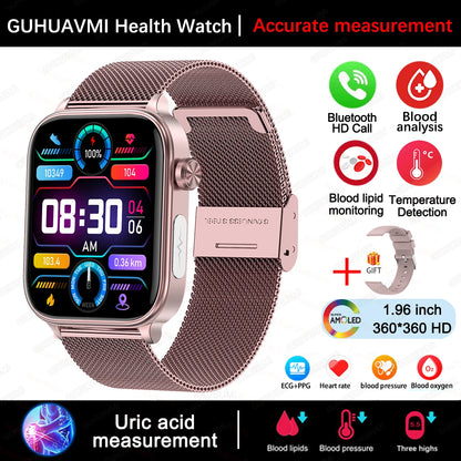 Smartwatch For XIAOMI ECG+PPG Blood Fat Uric Acid Health Monitoring Heart Rate Blood Pressure Measurement