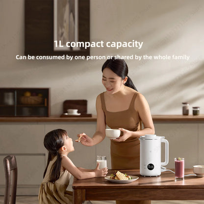 Xiaomi Mijia Soymilk Maker LED Large Screen 12 Hours Appointment With 6 hot cold drink menus
