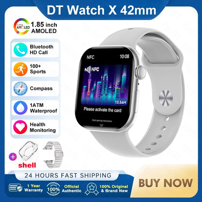 Apple DT Smart Watch X Mini 3D con AI Voice e NFC da 1,85 pollici