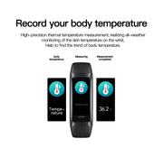 LIGE Amoled Heart Rate Blood Waterproof Smartwatch