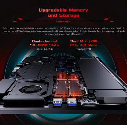 CHUWI GTBook Laptop Windows 11 Pro Intel i5-12450H RTX 3050 15.6 Inch