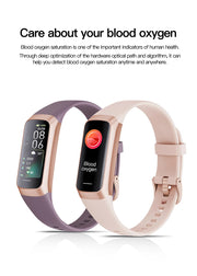 LIGE Amoled Heart Rate Blood Waterproof Smartwatch