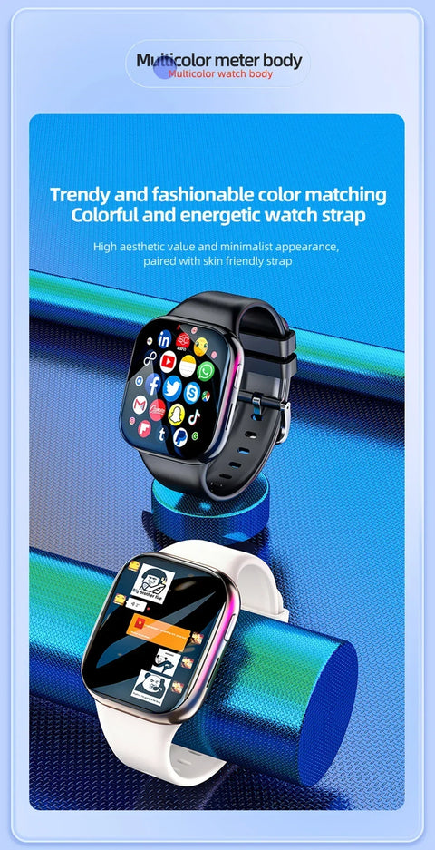 4G Network Smartwatch AMOLED Android Call GPS HD Camera NFC SIM Card