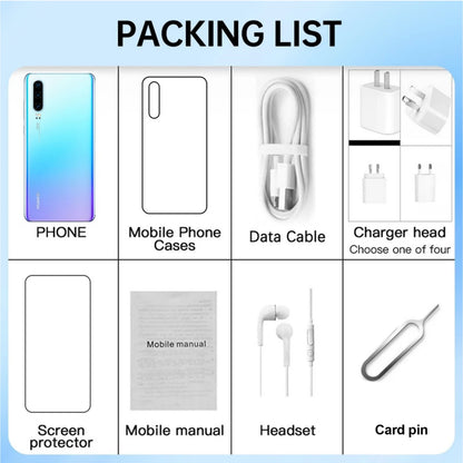 HUAWEI P30 Smartphone Android 6.1 inch 40MP+32MP Camera 128GB ROM 4G Network NFC