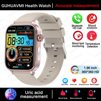 Smartwatch For XIAOMI ECG+PPG Blood Fat Uric Acid Health Monitoring Heart Rate Blood Pressure Measurement