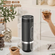 Portable Italian Espresso Machine 3-in-1 Capsule Powder Electric Outdoor