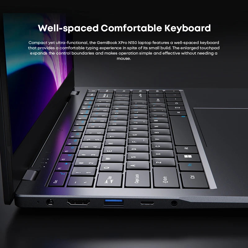 CHUWI Windows 11 GemiBook XPro 14.1 Inch Laptop Intel 12th N150 16GB DDR5 512GB SSD