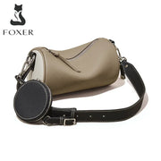 Foxer Women's Cowhide Leather 2 in 1 Shoulder Vintage handbag