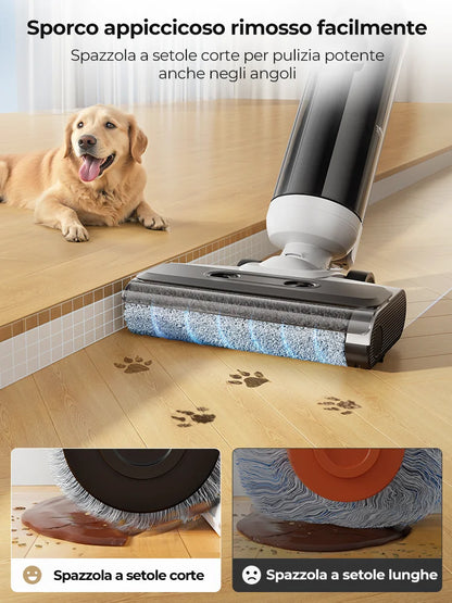 Laresar M5 Cordless Wet Dry Vacuum Cleaner 15000Pa Self-Cleaning