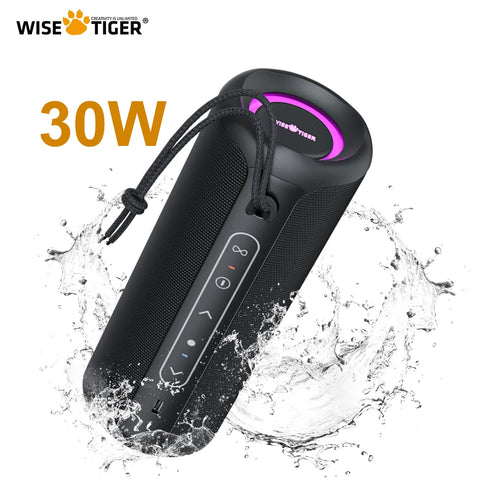 WISETIGER P3 Portable Bluetooth Speaker 30W Wireless Sound Box Bass