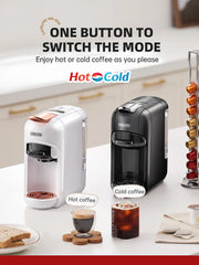 19 Bar Cafelffe 5 in 1 Multiple Capsule Coffee Machine Hot/Cold DG