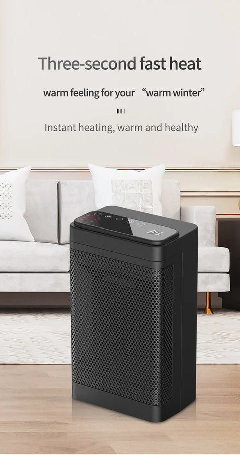 Portable Remote Control Electric PTC Fan Heater Constant Temperature