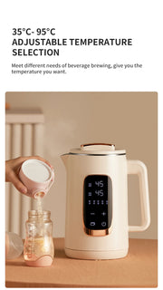 Stainless steel integrated Electric kettle adjustable temperature