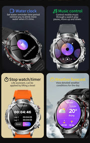 Latest Military Waterproof Sport Smartwatch Rugged Outdoor Falcon Ultra IP67