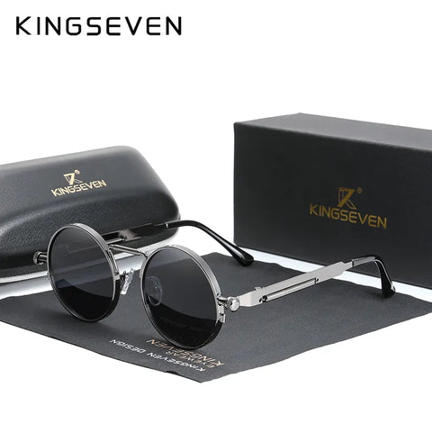 Kingseven High Quality Gothic Steampunk Designer Sunglasses