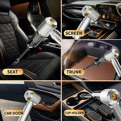 Aspirapolvere portatile per auto portatile senza fili, potente e senza fili, per la pulizia/Cenrr