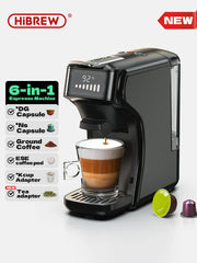 Macchina da caffè a capsule Hibrew 6 in 1 Cappuccino espresso multiplo caldo/freddo