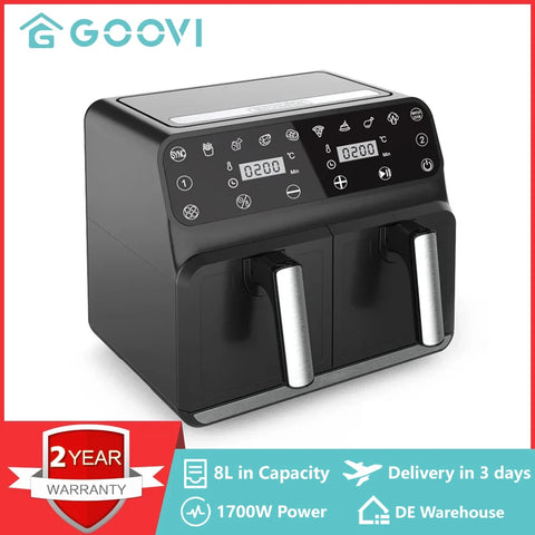 Goovi Multifunctional Low Oil And Light Fat Fryer NTC Precise Temperature Control