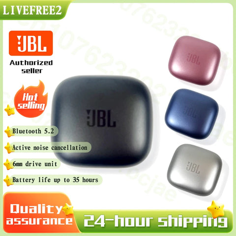 Original JBL LIVE FREE2 True Noise-cancelling Wireless Bluetooth