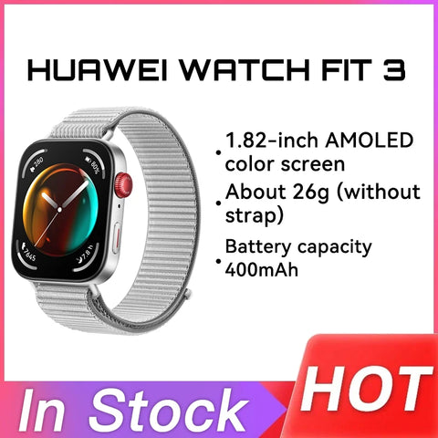 New Huawei Smartwatch Fit 3 Ultra-Slim Design Sports Bracelet