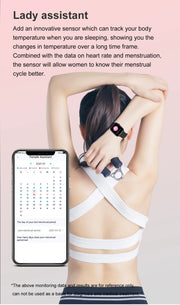 For Apple New GPS Smart Watch Series 9. Always Display Body Temperature, Calls, NFC