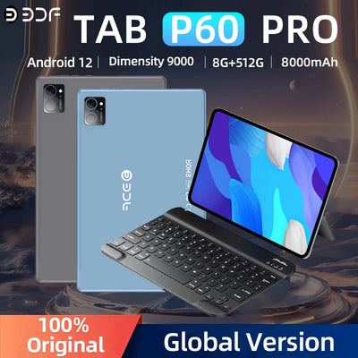 Tablet PC originale BDF Pro 10.1 pollici 8 GB RAM 512 GB ROM