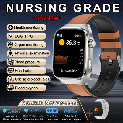 Smartwatch For XIAOMI Uric acid Blood lipids ECG+PPG Blood pressure, Health Monitoring