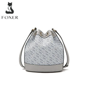 Foxer Brand Monogram Lady PU Leather Shoulder