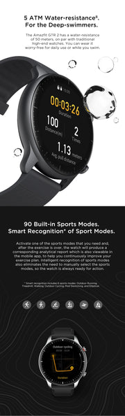 [New Version] Amazfit GTR 2 Smartwatch Alexa Built-in Ultra-long Battery Life