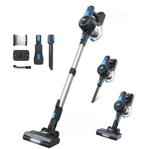 INSE Cordless Vacuum Cleaner, 20Kpa Lightweight Stick with 2200mAh Battery