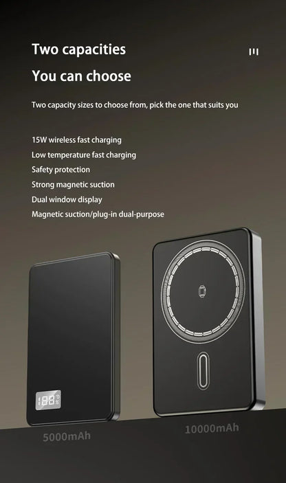 Magnetic Wireless Power Bank 50000mAh PD22.5W Fast Charge