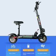 Powerful Electric Kick Scooter Anti-skid Off Road Tire