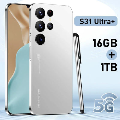 Smartphone Android S 31 Ultra 6,8 pollici 16 GB+1 TB