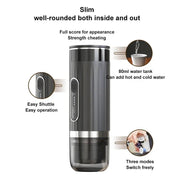 Portable Italian Espresso Machine 3-in-1 Capsule Powder Electric Outdoor