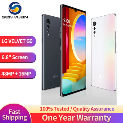 Smartphone originale LG G9 VELVET LM-G900TM 5G 6 GB di RAM