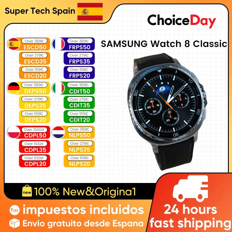Samsung Galaxy Watch 8 Classic Smartwatch New Version
