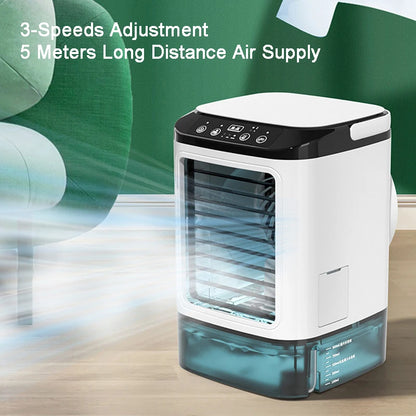 Desktop Air Conditioner Portable Fan Dual Spray Ultrasonic Automation