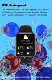 For Apple New GPS Smart Watch Series 9. Always Display Body Temperature, Calls, NFC