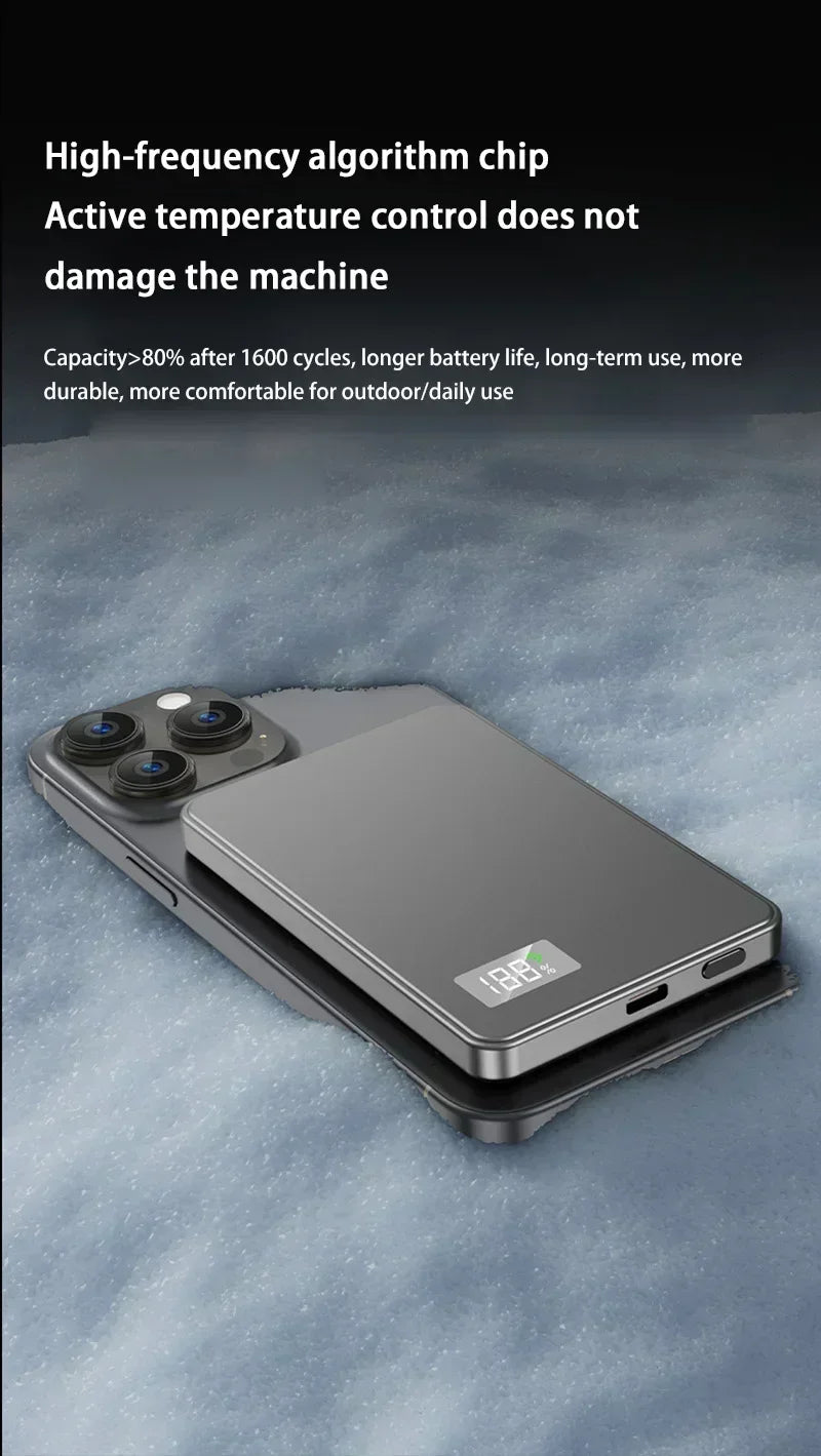 Magnetic Wireless Power Bank 50000mAh PD22.5W Fast Charge