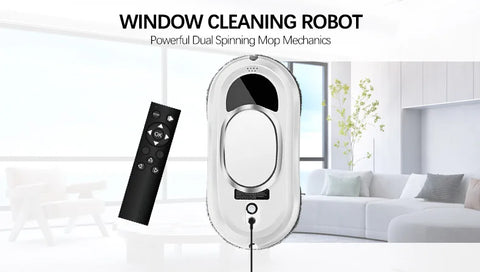 Robot Window Cleaner Electric Glass Remote Control for Home